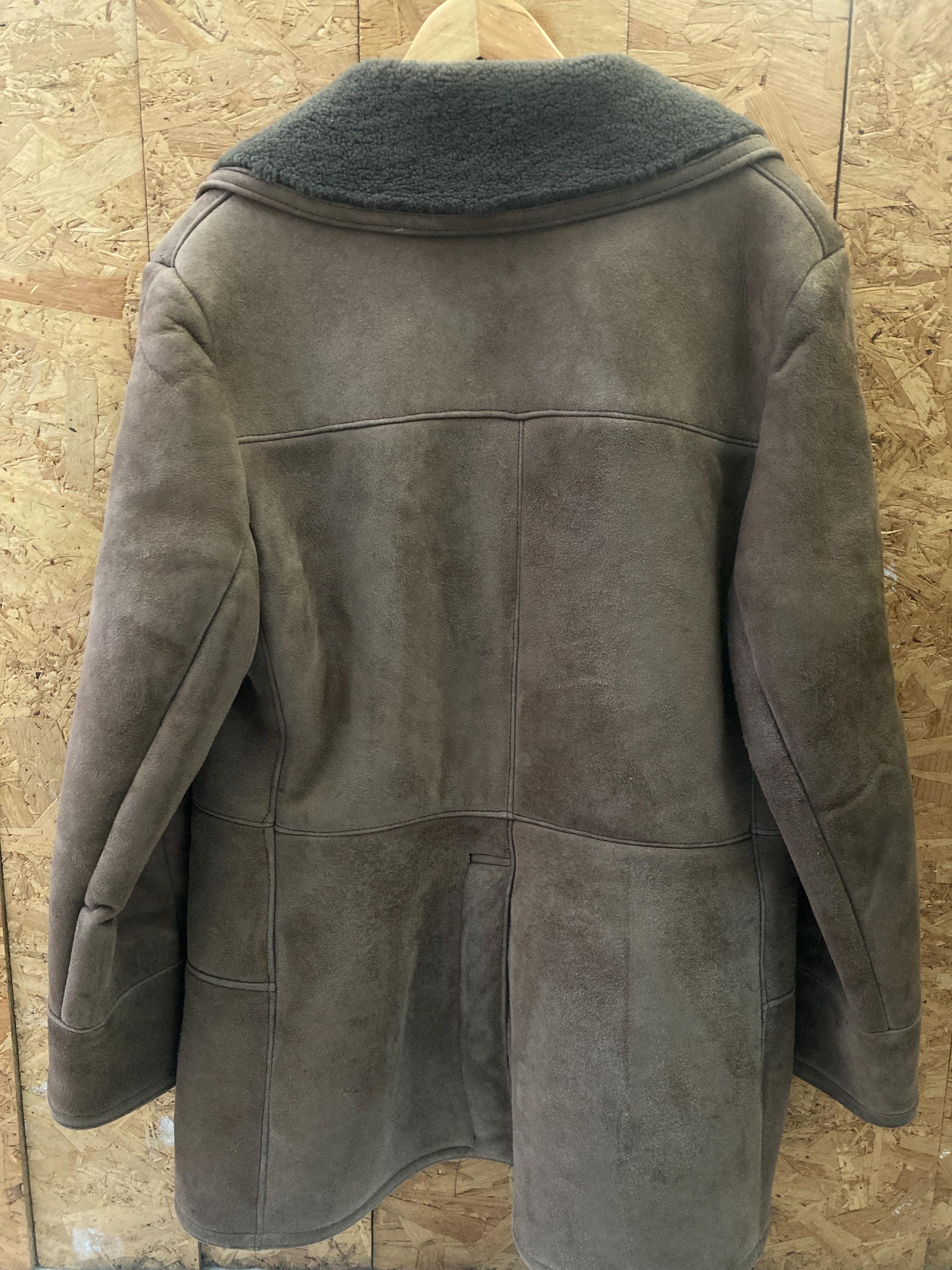 Mens Vintage 70s Afghan Sheepskin Shearling coat size large 42 by Bailey’s of Glastonbury
