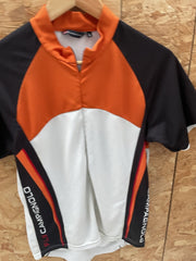 Campagnolo Cycling Jersey Short Sleeve Orange Black White Men's L