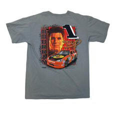 Vintage 90s Jamie McMurray ganassi racing Chevy impala NASCAR grey orange double side print souvenir