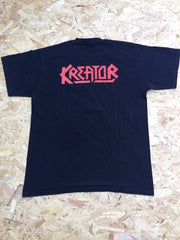 Vintage 00 Kreator Hordes of Chaos band t shirt size large by fruit of the loom