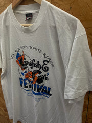 Vintage 90s Texas crawfish & crab festival single stitch t-shirt size large