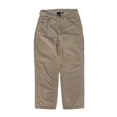 Vintage 90s Kickers light beige jumbo relaxed corduroy trousers carpenter pants W32” L30”