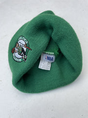 Vintage Y2K Boston Celtics NBA Knit Beanie Hat Green One Size Fits Most