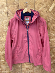 Vintage Y2K Timberland salmon coral light red cotton linen summer jacket size large