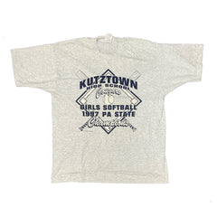 Vintage 97 Kutztown USA grey single stitch t-shirt size XL by Fruit of the loom