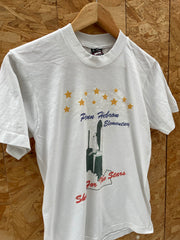 Vintage Single Stitch Penn Hebron Elementary Space Shuttle T-Shirt Size S