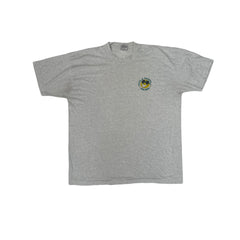 Vintage BEST Single Stitch T-Shirt XL Gray Graphic Tee Cool & Casual For MDA