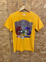 Vintage Y2K homecoming Columbia eagles v new haven bulldogs USA college football team sports yellow