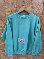 Vintage Puma Action & Fashion Crewneck Sweatshirt Teal Size 4