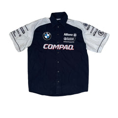 Vintage BMW Williams F1 Team Racing Shirt Men's M Navy White