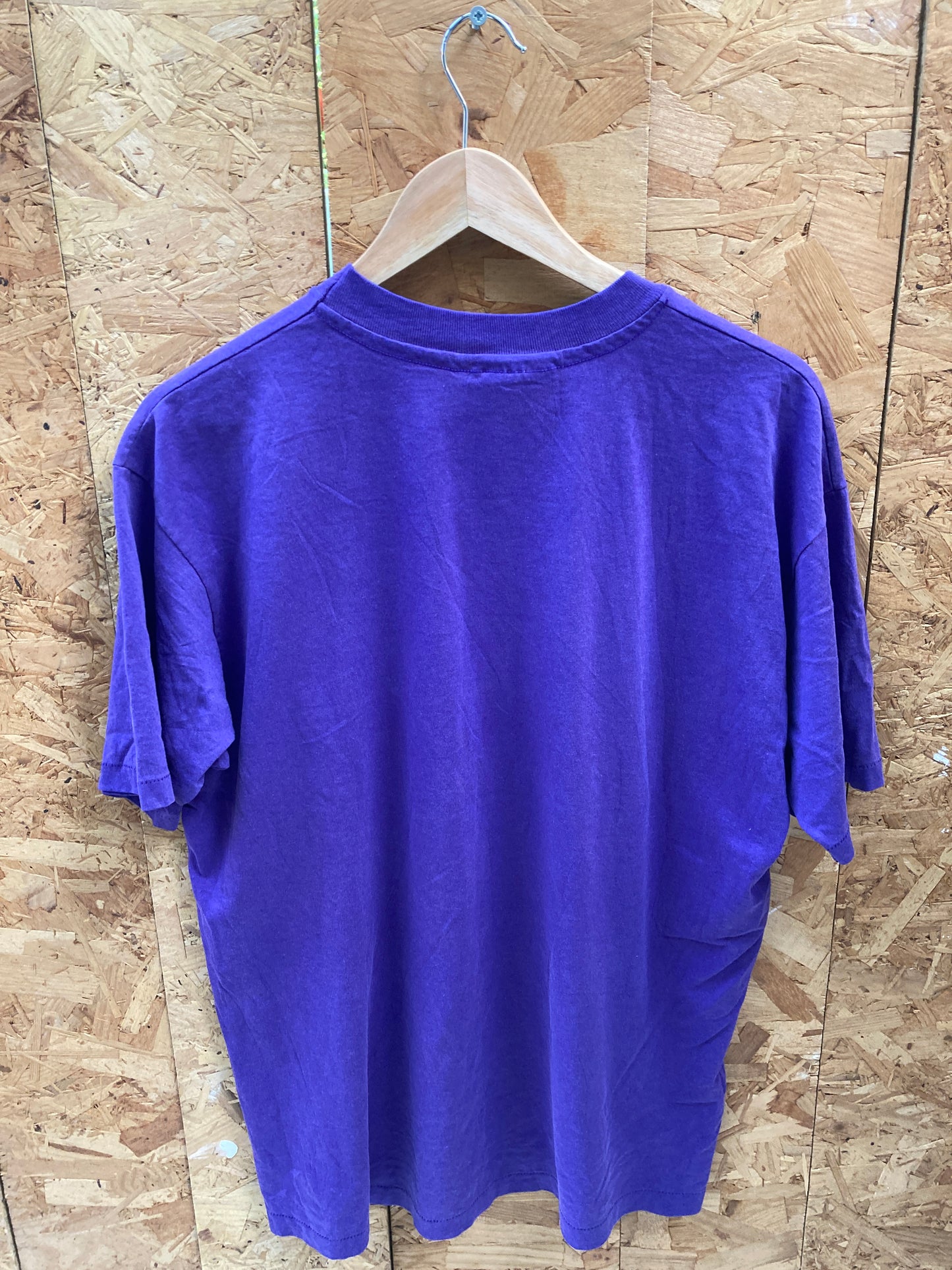 Vintage 90s purple sea shell garland single stitch souvenir t-shirt size XL