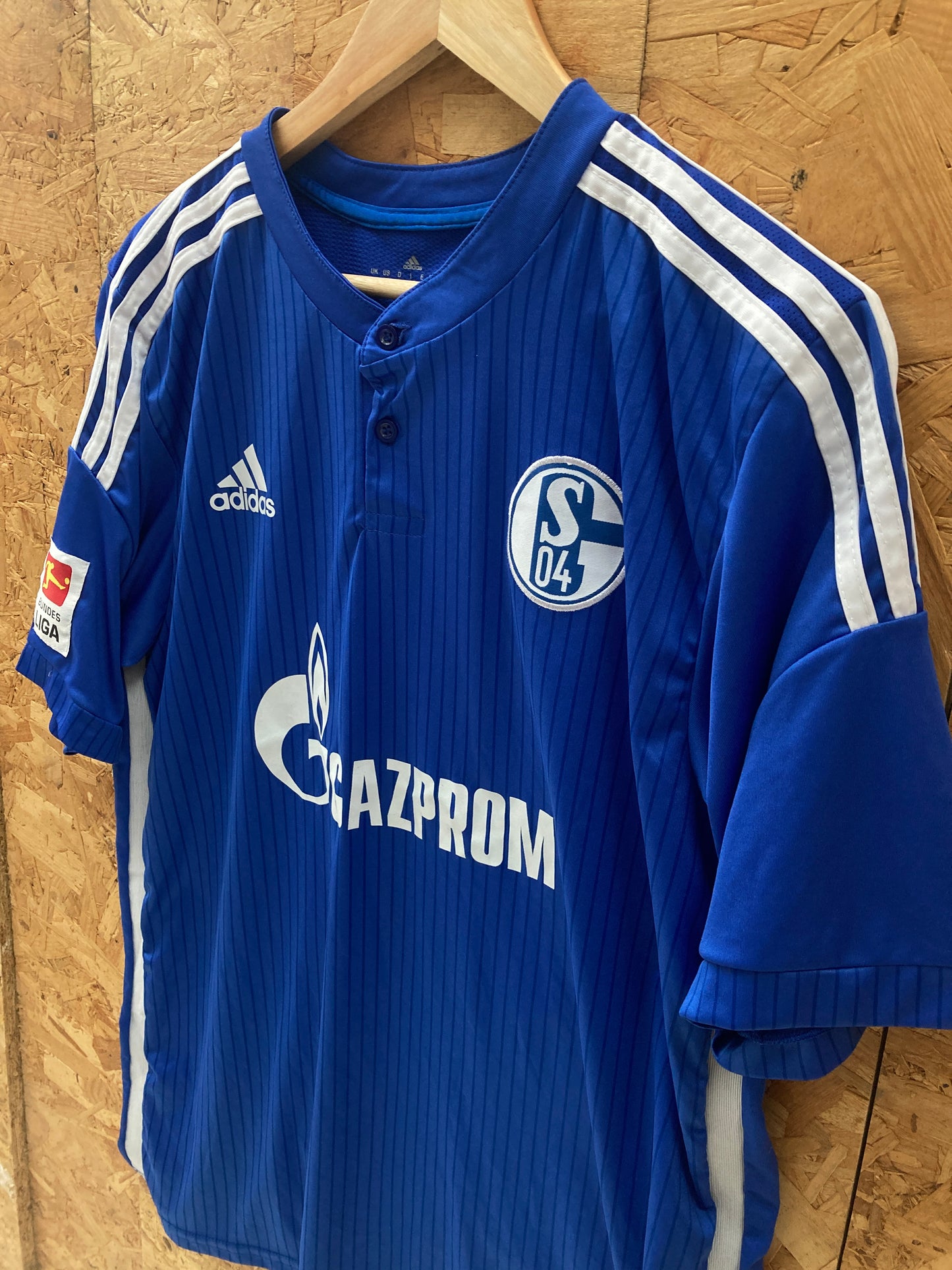 Vintage FC Schalke 9 Price blue jersey size large by Adidas