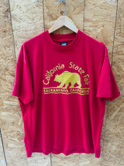 Vintage 90s California State Fair red single stitch souvenir t-shirt size XXL