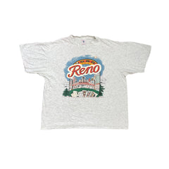 Vintage Single Stitch Delta XL T-Shirt Reno Nevada Souvenir Graphic Tee