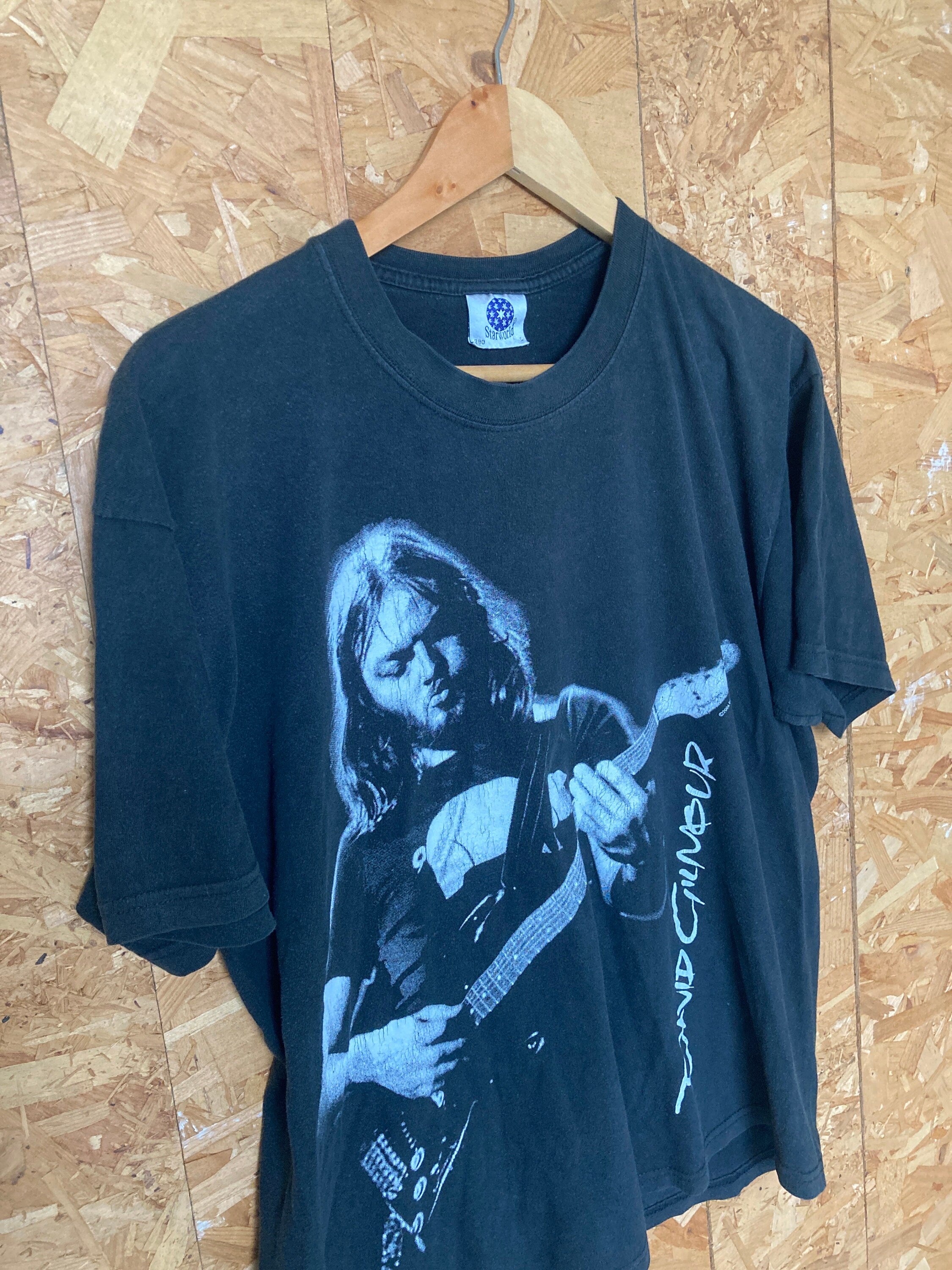 Vintage 00s David Gilmour Pink Floyd band t shirt size large by Starworld