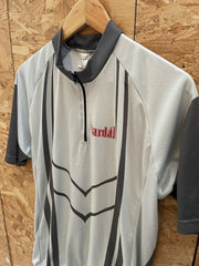 Vintage Pardal Cycling Jersey XXL Gray Short Sleeve 1/4 Zip Performance Shirt