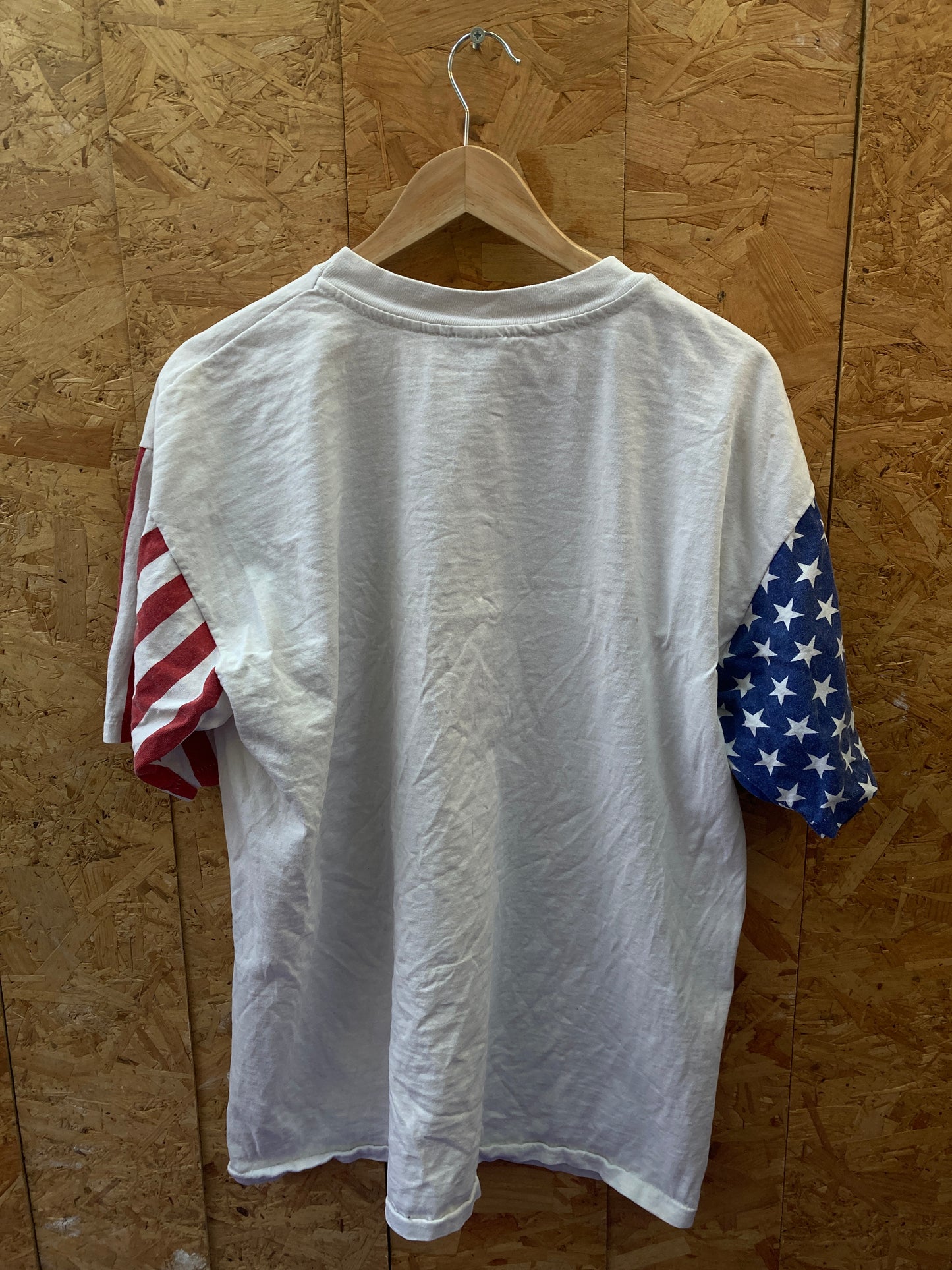 Vintage 90s Stars & Stripes flag eagle Branson USA single stitch t-shirt size XL