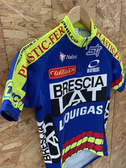Nalini Cycling Jersey Men's M Blue Liquigas Brescia Vintage Retro