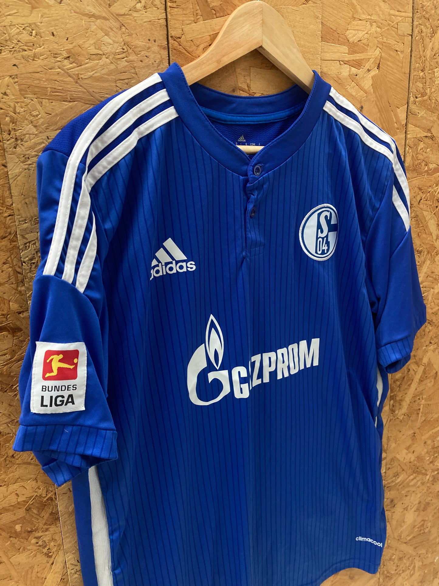 Vintage FC Schalke 9 Price blue jersey size large by Adidas