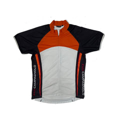 Campagnolo Cycling Jersey Short Sleeve Orange Black White Men's L