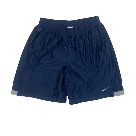 Vintage Y2K Nike navy blue mesh basketball shorts size XL