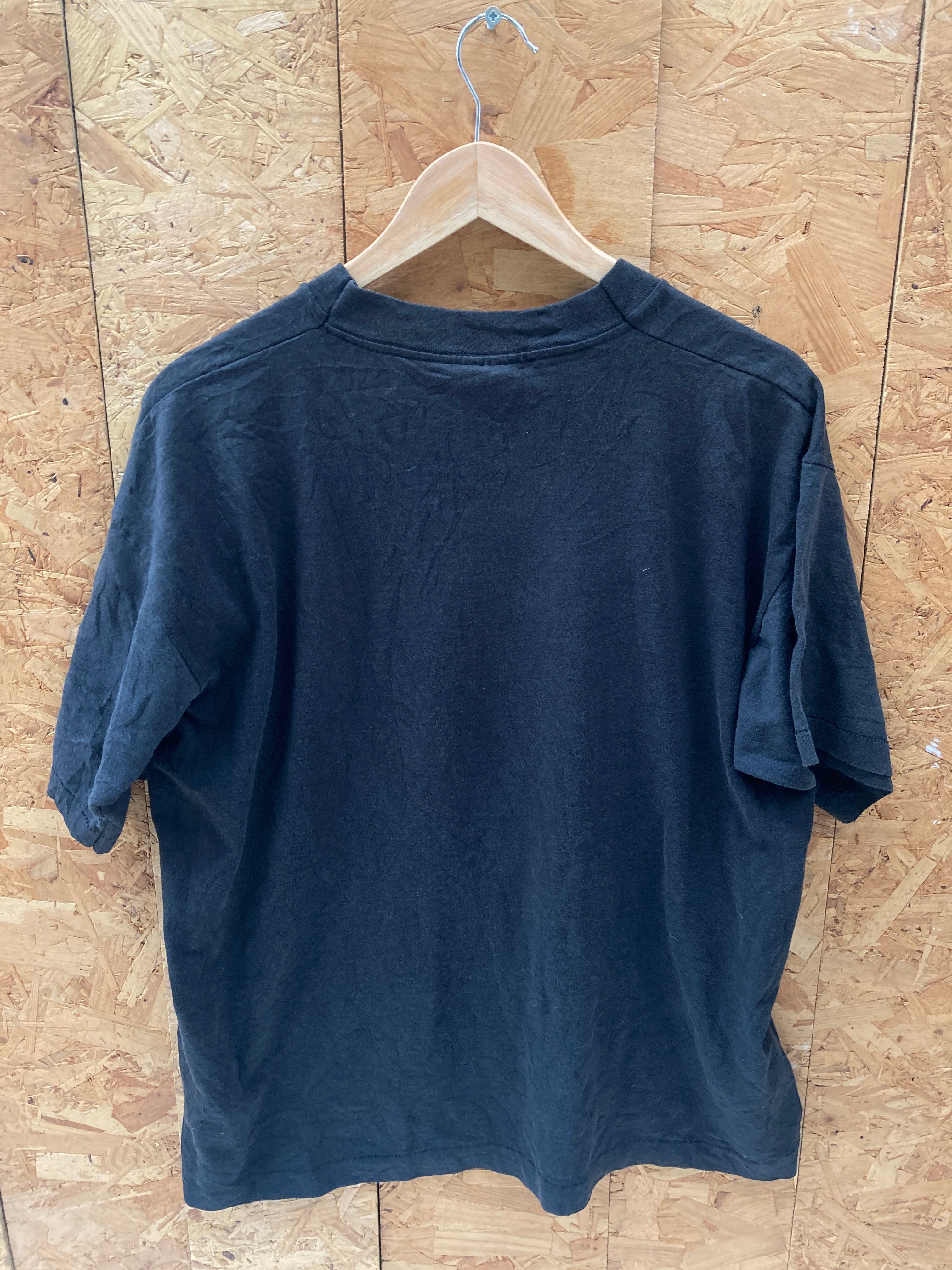 Vintage 90s Tom's Auto Parts Xenia Ohio USA single stitch black t-shirt size XL