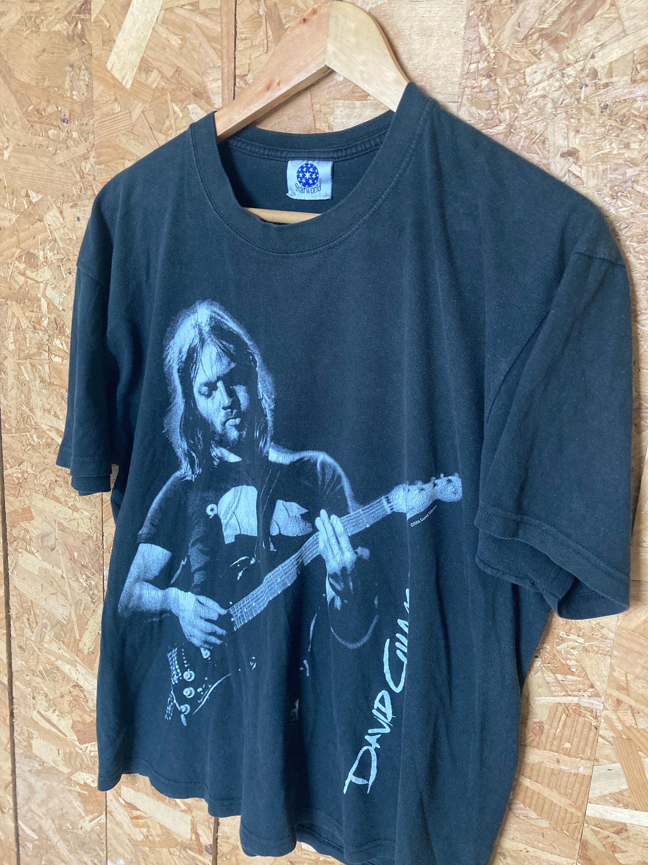 Vintage 00s David Gilmour Pink Floyd band t shirt size large by Starworld