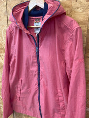 Vintage Y2K Timberland salmon coral light red cotton linen summer jacket size large