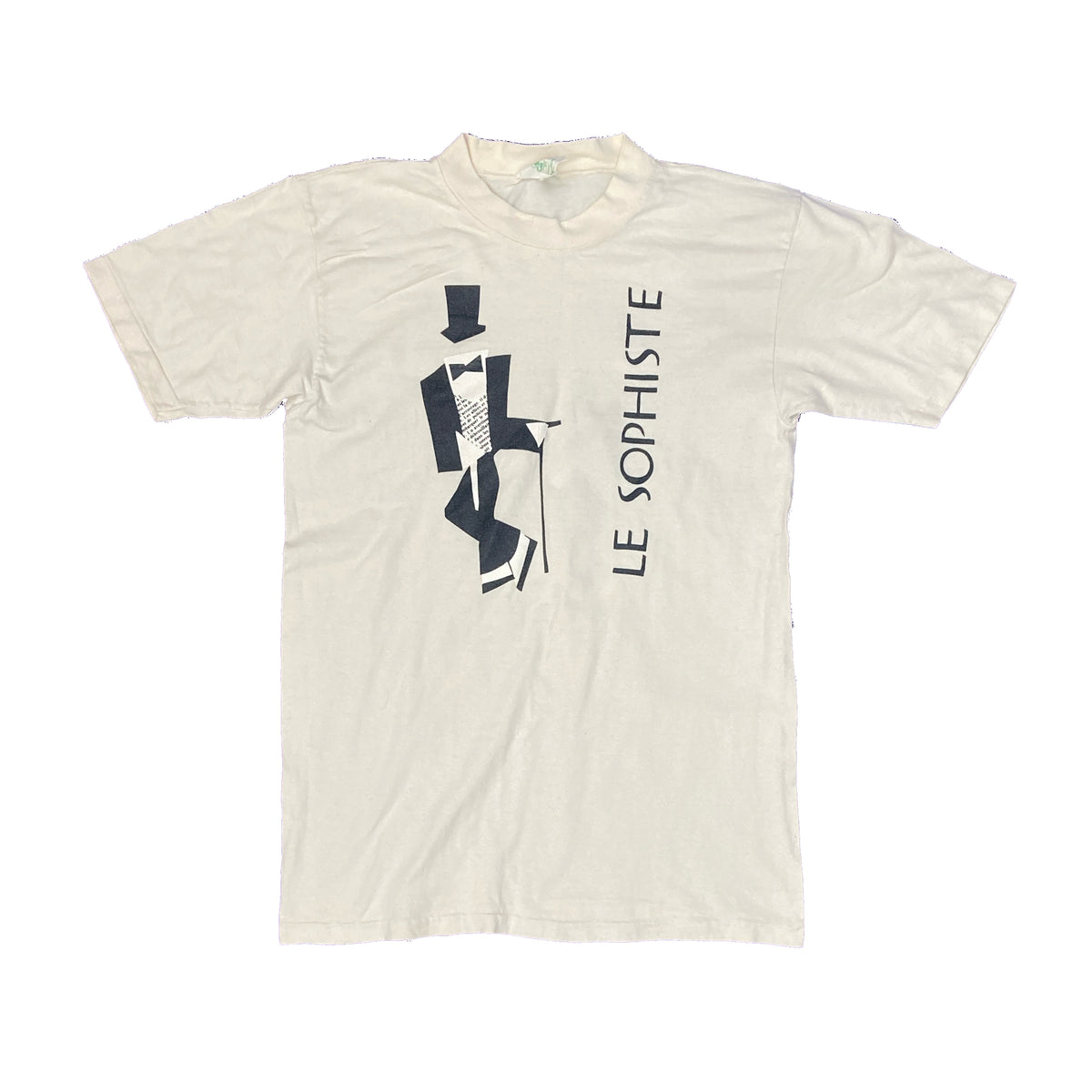 Vintage 90s Le Sophist quirky single stitch white souvenir t-shirt size medium