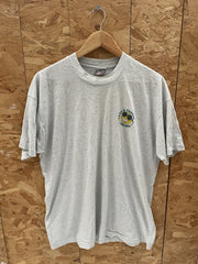 Vintage BEST Single Stitch T-Shirt XL Gray Graphic Tee Cool & Casual For MDA