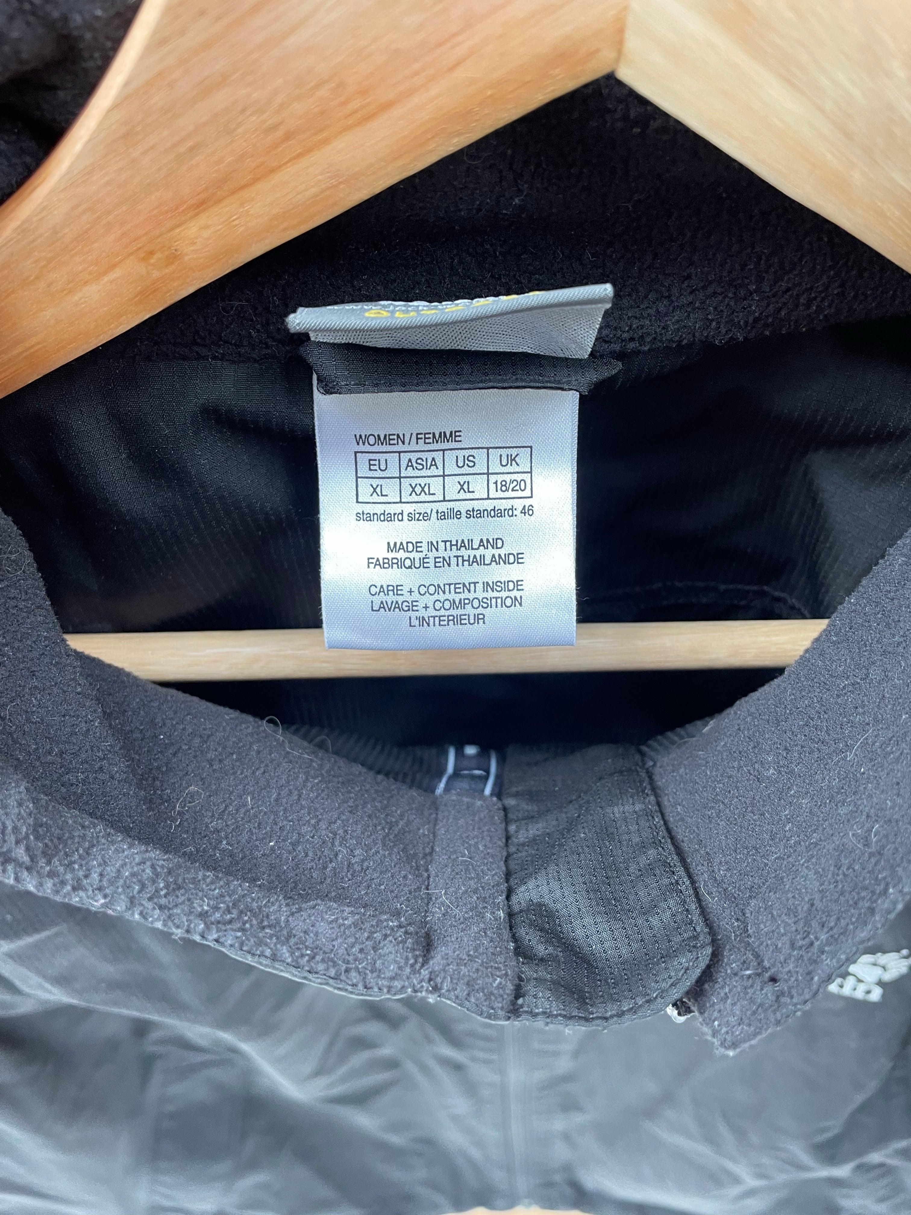 Jack Wolfskin Women's XL Black Waterproof Stormlock Vest - Outdoor Activewear