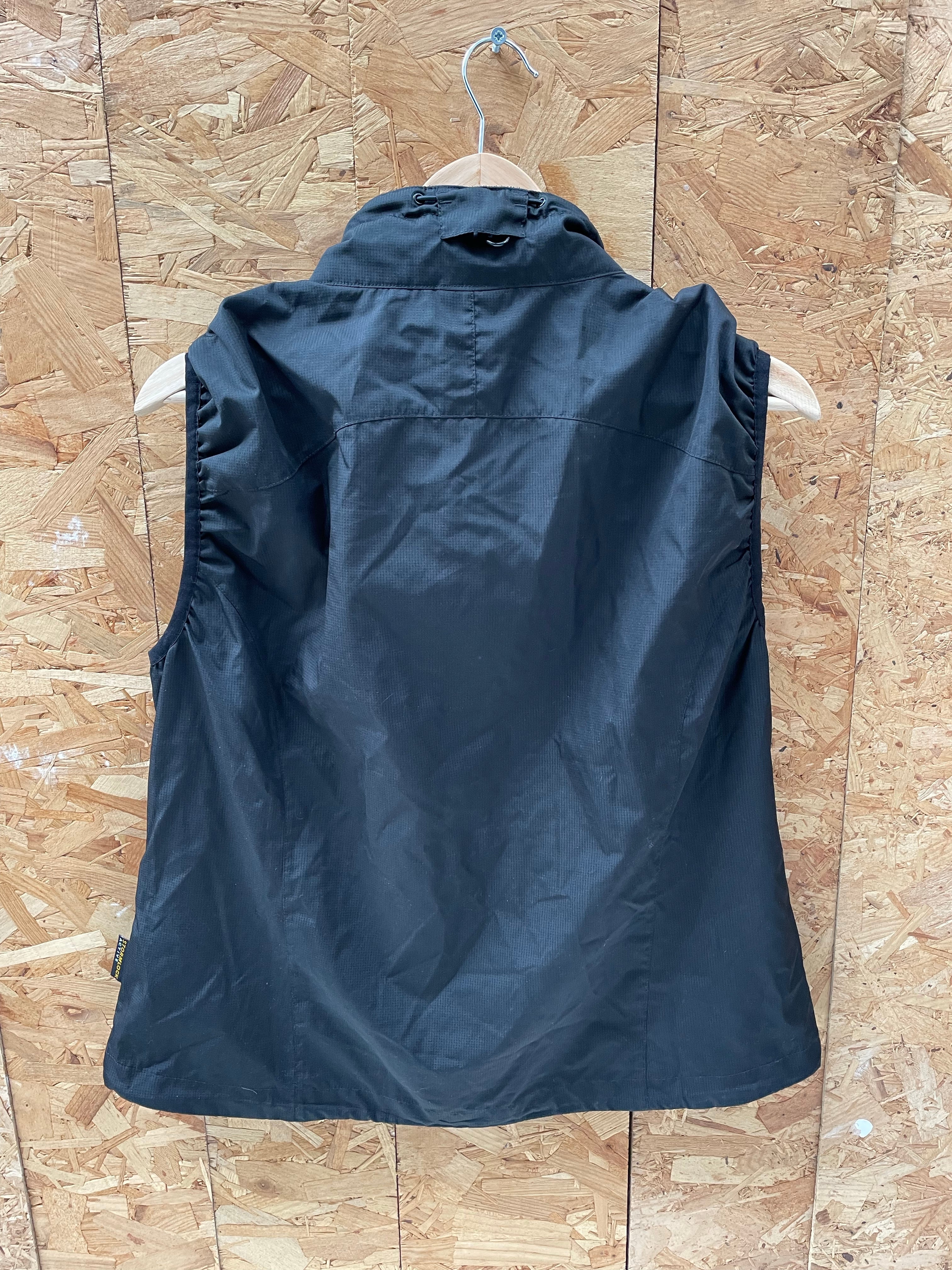 Jack Wolfskin Women's XL Black Waterproof Stormlock Vest - Outdoor Activewear