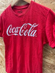 Coca-Cola Red Men's Graphic T-Shirt Size Small