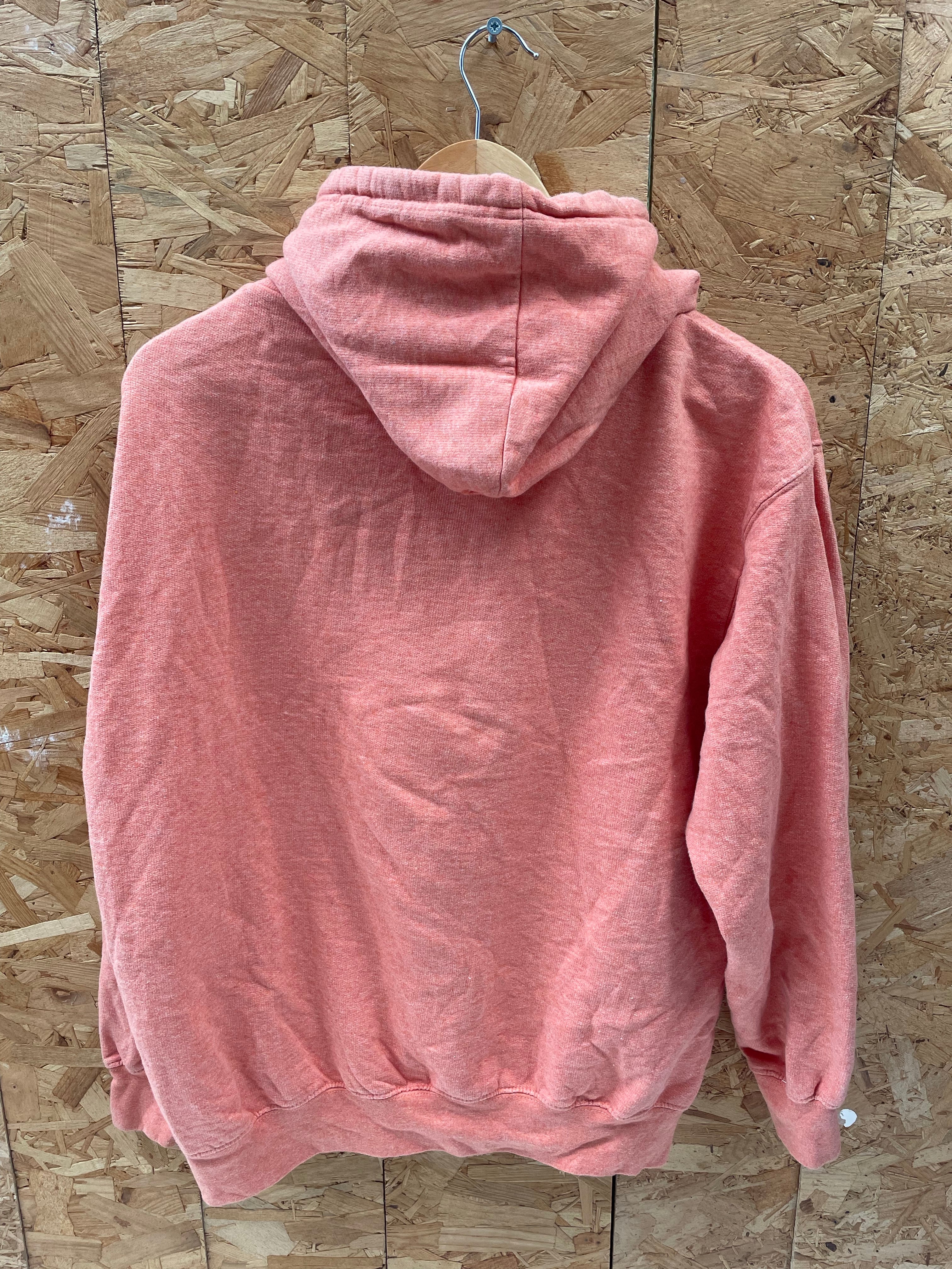 Vintage Y2K Clemson University Peach Hoodie Sweatshirt Size Medium by Old Varsity Brand