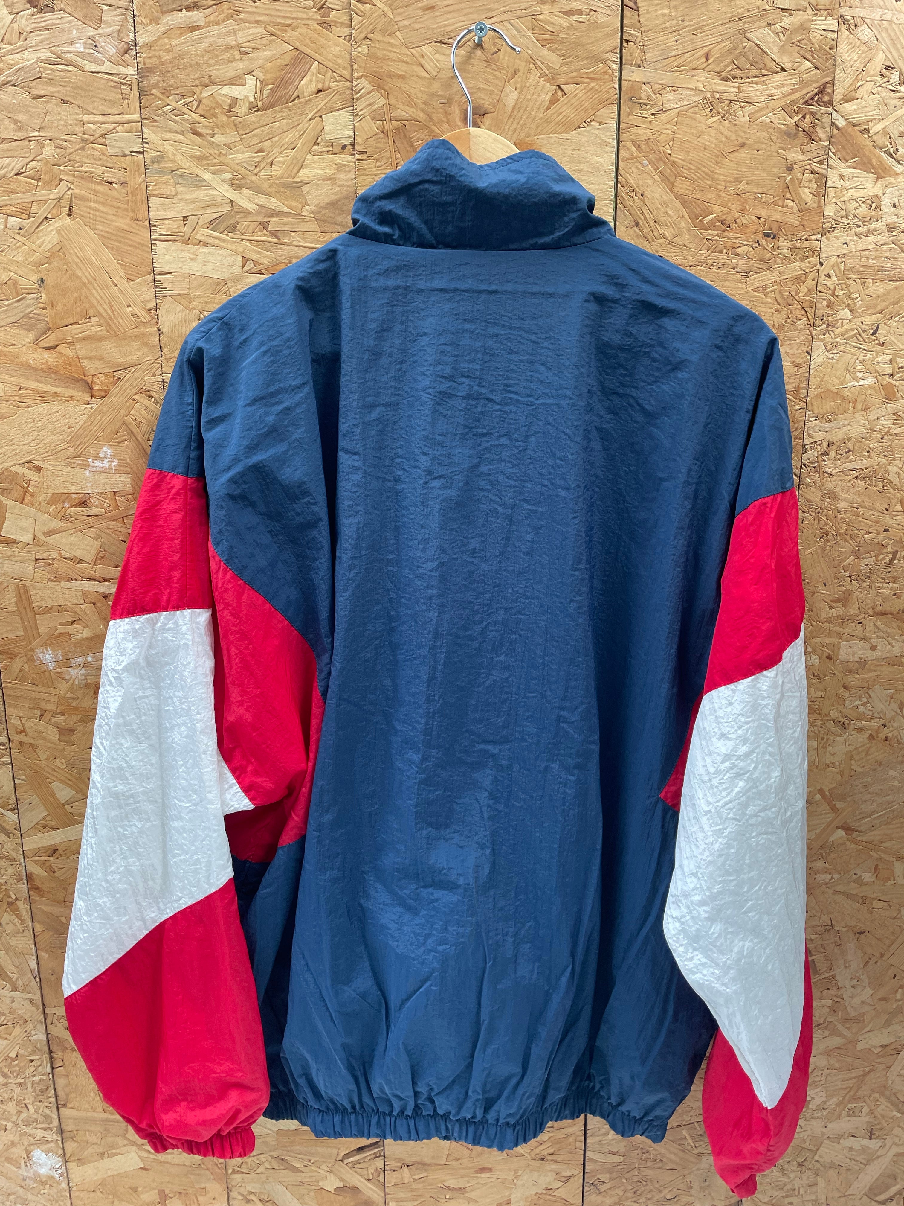 Vintage 90s Amatuer Athletic Union USA Shell Track Jacket - Navy, Red, White Size XL