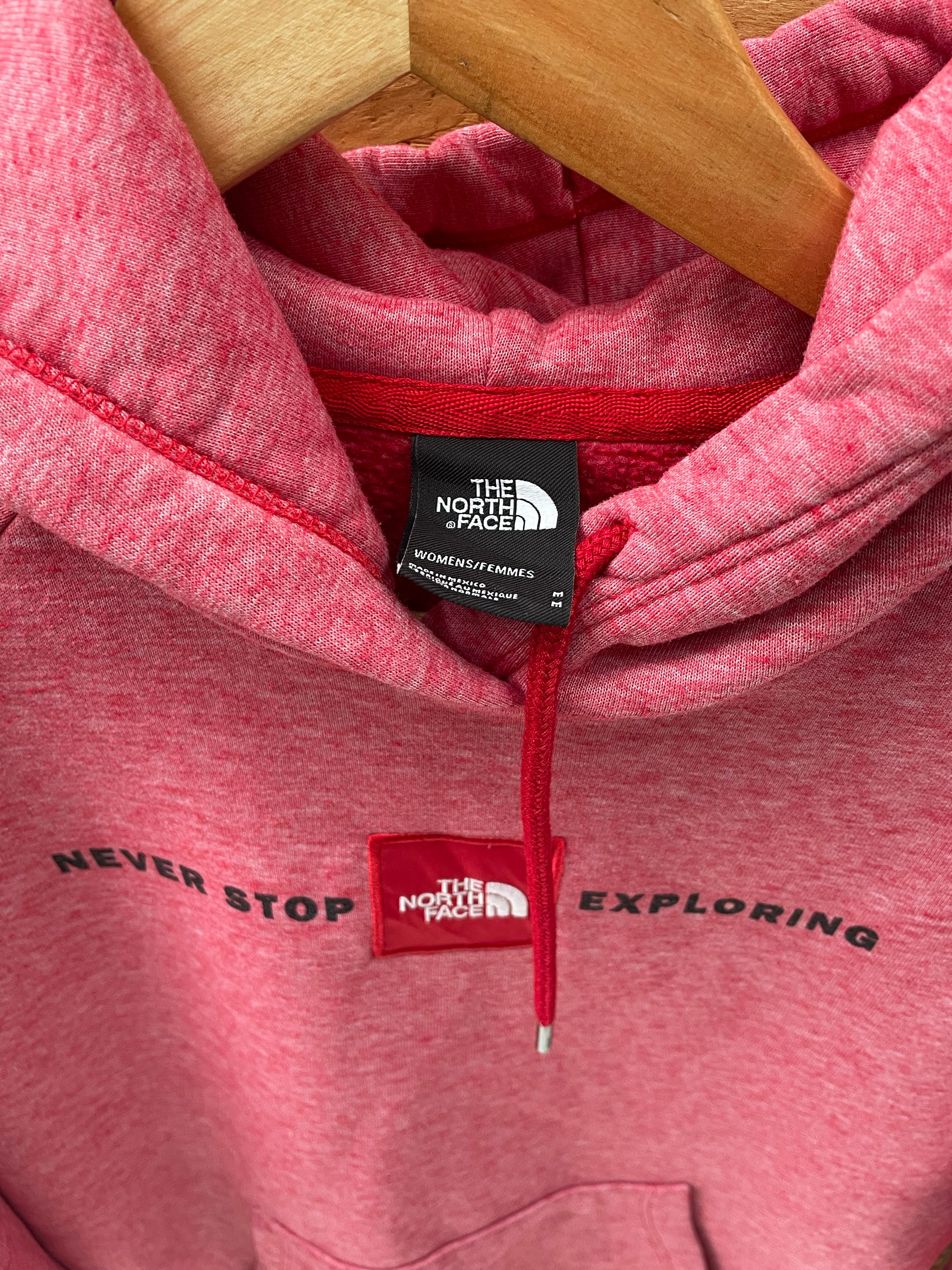 The North Face Women's Size S Red Never Stop Exploring Hoodie Sweatshirt