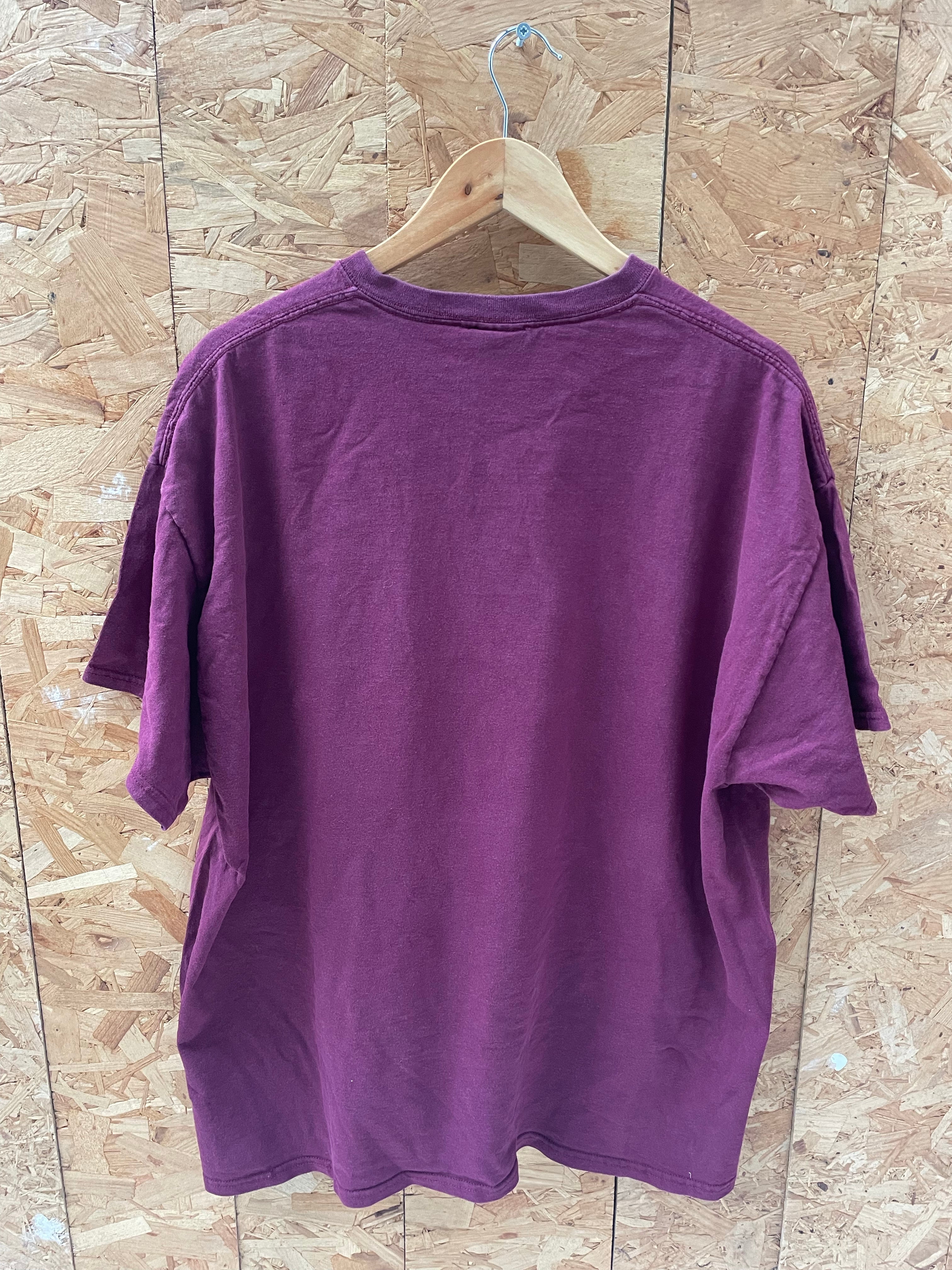 Vintage Harley-Davidson 2016 MDA Fall Ride Tomahawk  T-Shirt Maroon Size XXL