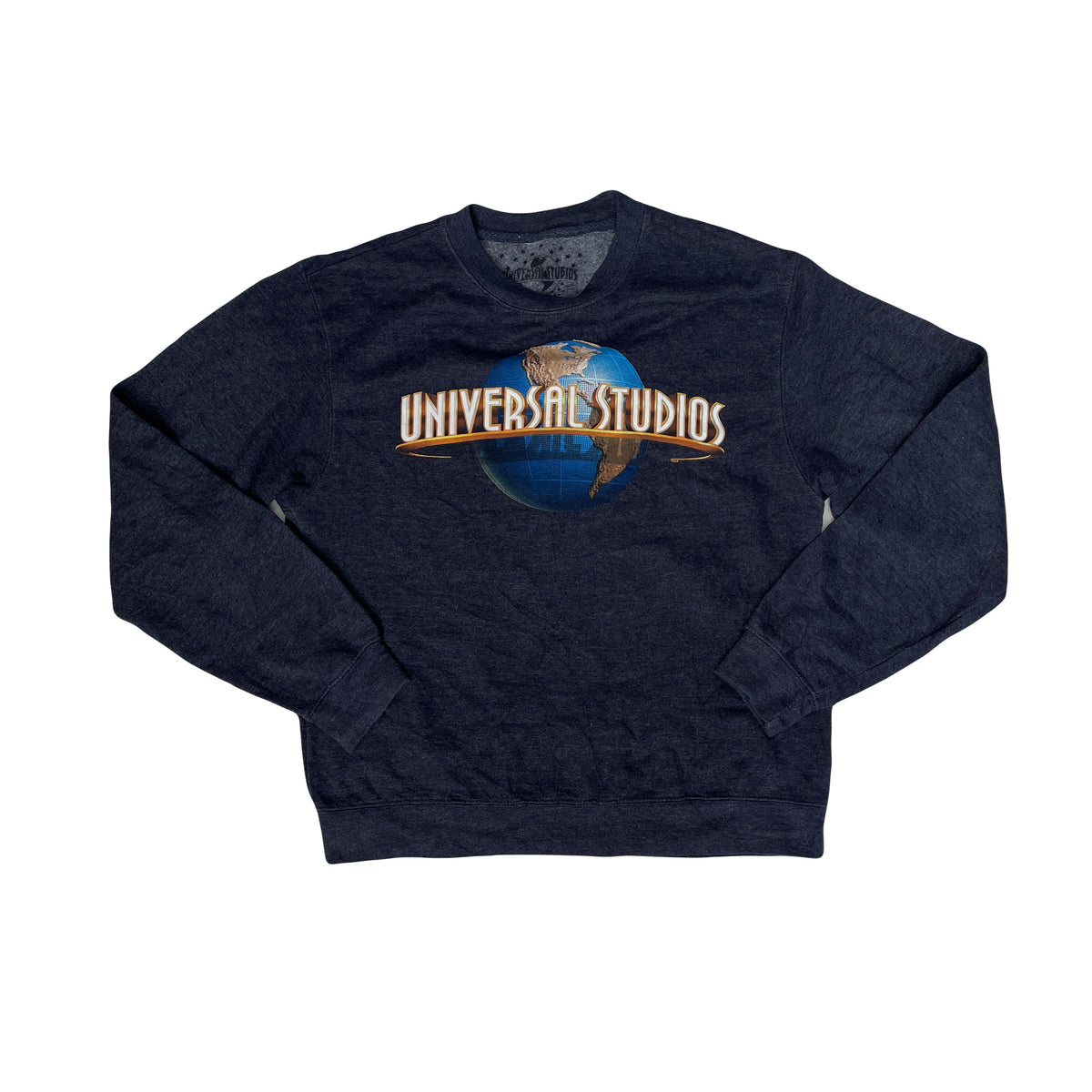 Vintage Universal Studios Sweatshirt Crew Neck Long Sleeve Dark Gray Adult Size Not M