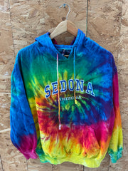 Vintage Sedona Arizona Tie Dye Hoodie Size L by 4Six of America