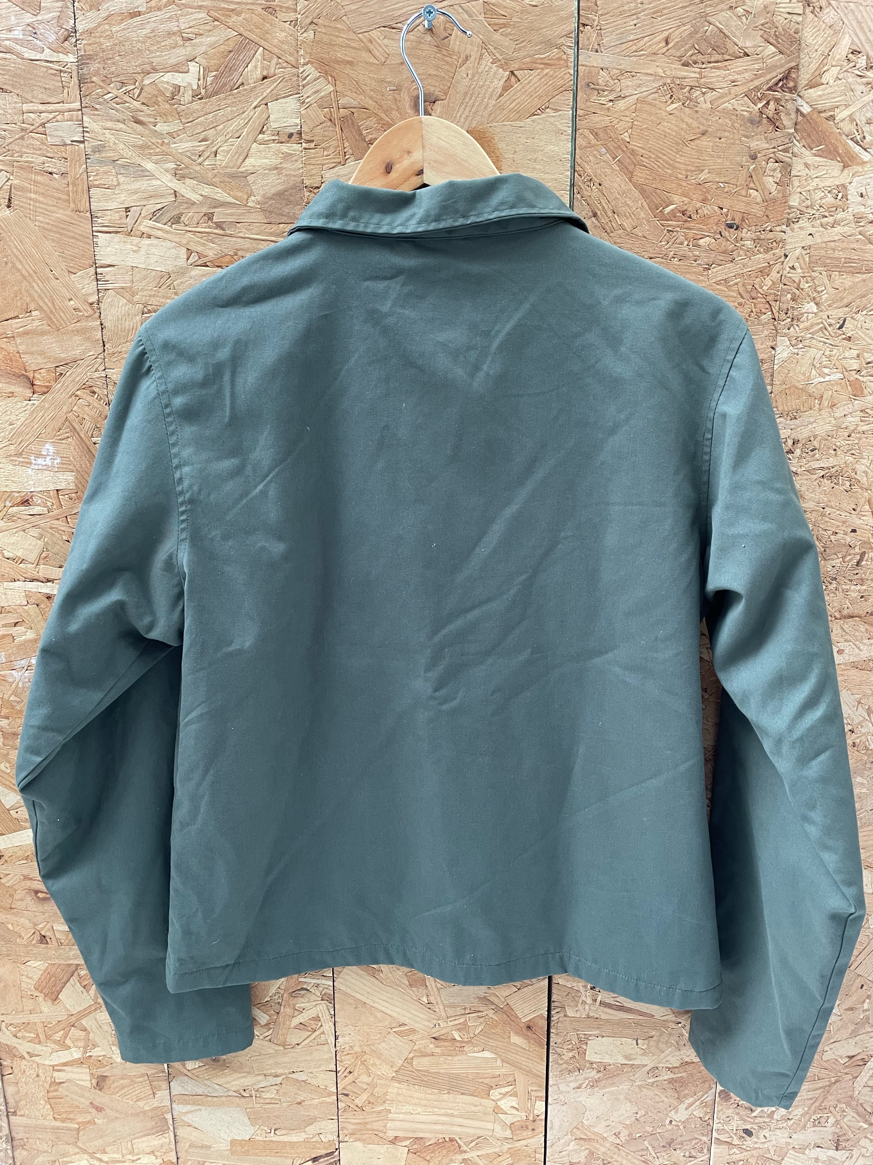 Vintage Lonsdale London Size L Green Jacket, Full Zip, Casual Harrington