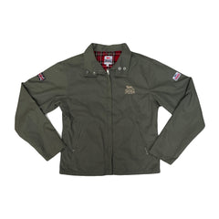 Vintage Lonsdale London Size L Green Jacket, Full Zip, Casual Harrington