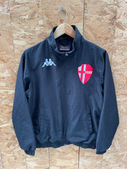 Kappa Small Black Track Jacket ACP Padova Italy Vintage Football Retro