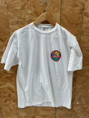 Vintage 90s Protect Our Oceans Single Stitch T-Shirt White Size L