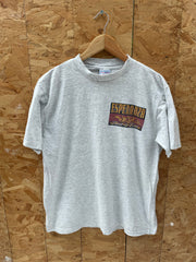 Vintage 90s Single Stitch Esperanza Aztecs USA T-Shirt - Grey - Size L