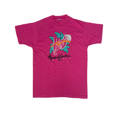 Vintage Myriad Gardens Single Stitch Pink T-Shirt - Size XL by Fruit of the Loom