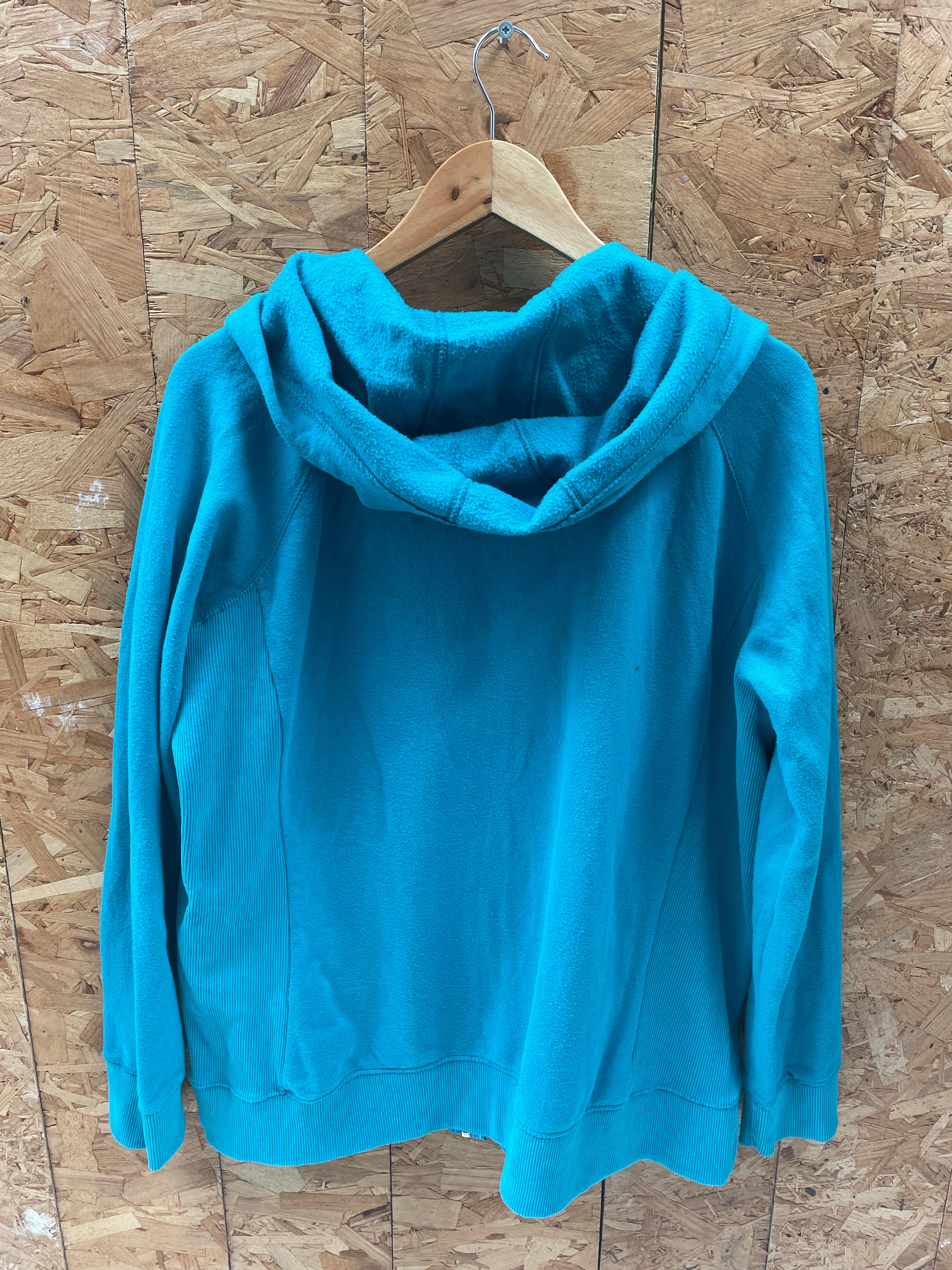 Dickies Teal Zip-Up Hoodie Sweatshirt Jacket Size XL