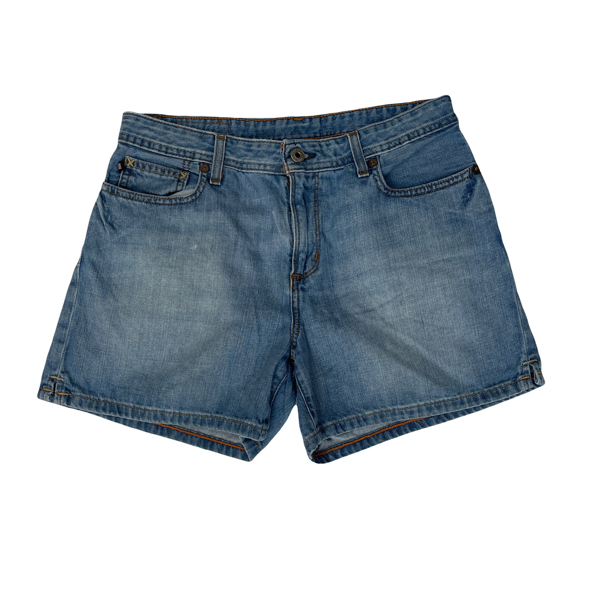 Vintage Ralph Lauren Women's Size 8 Light Wash Denim Shorts