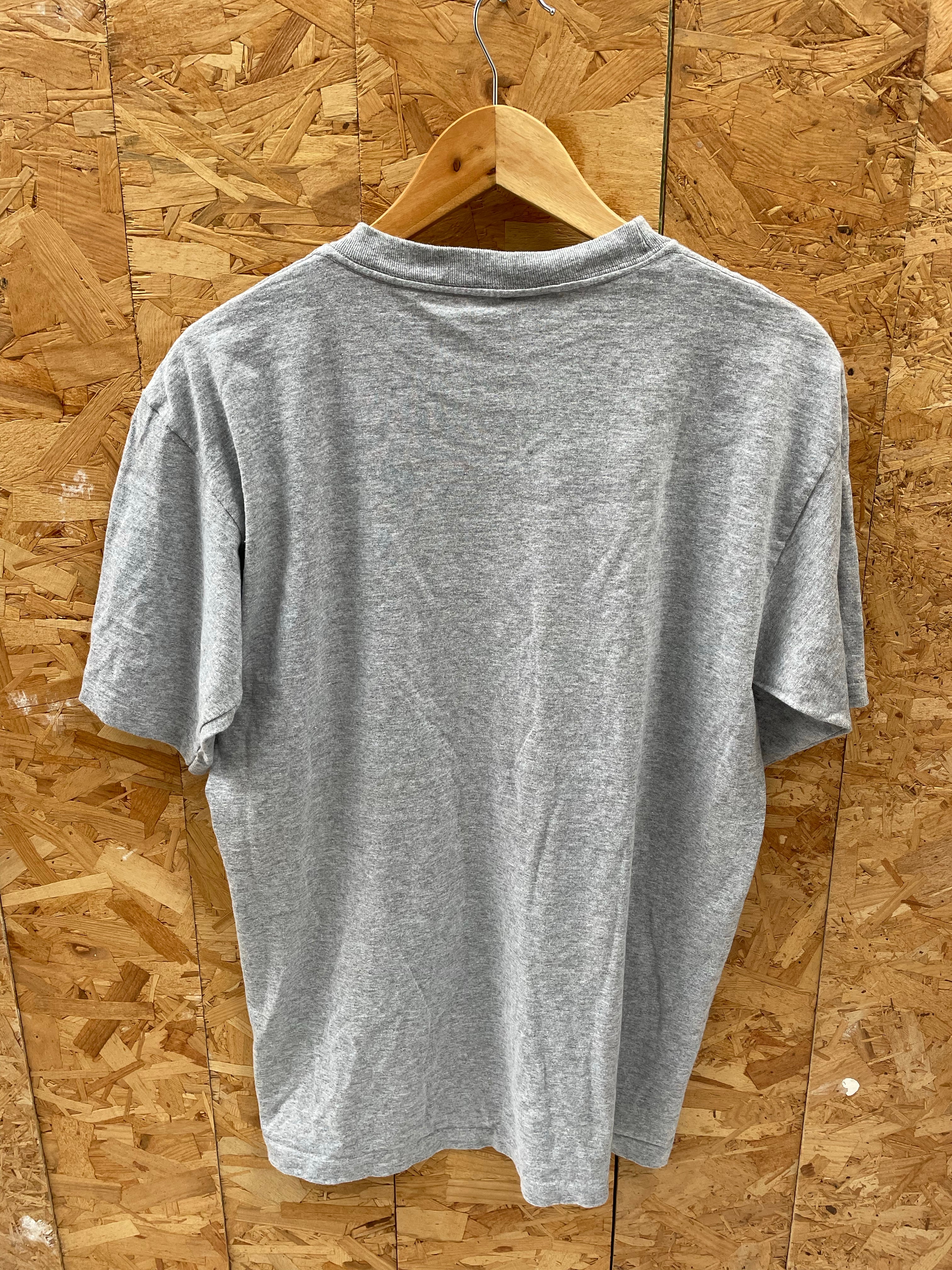 Vintage 90s Single Stitch NASA Graphic T-Shirt - Gray - Size L by Prairie Mountain