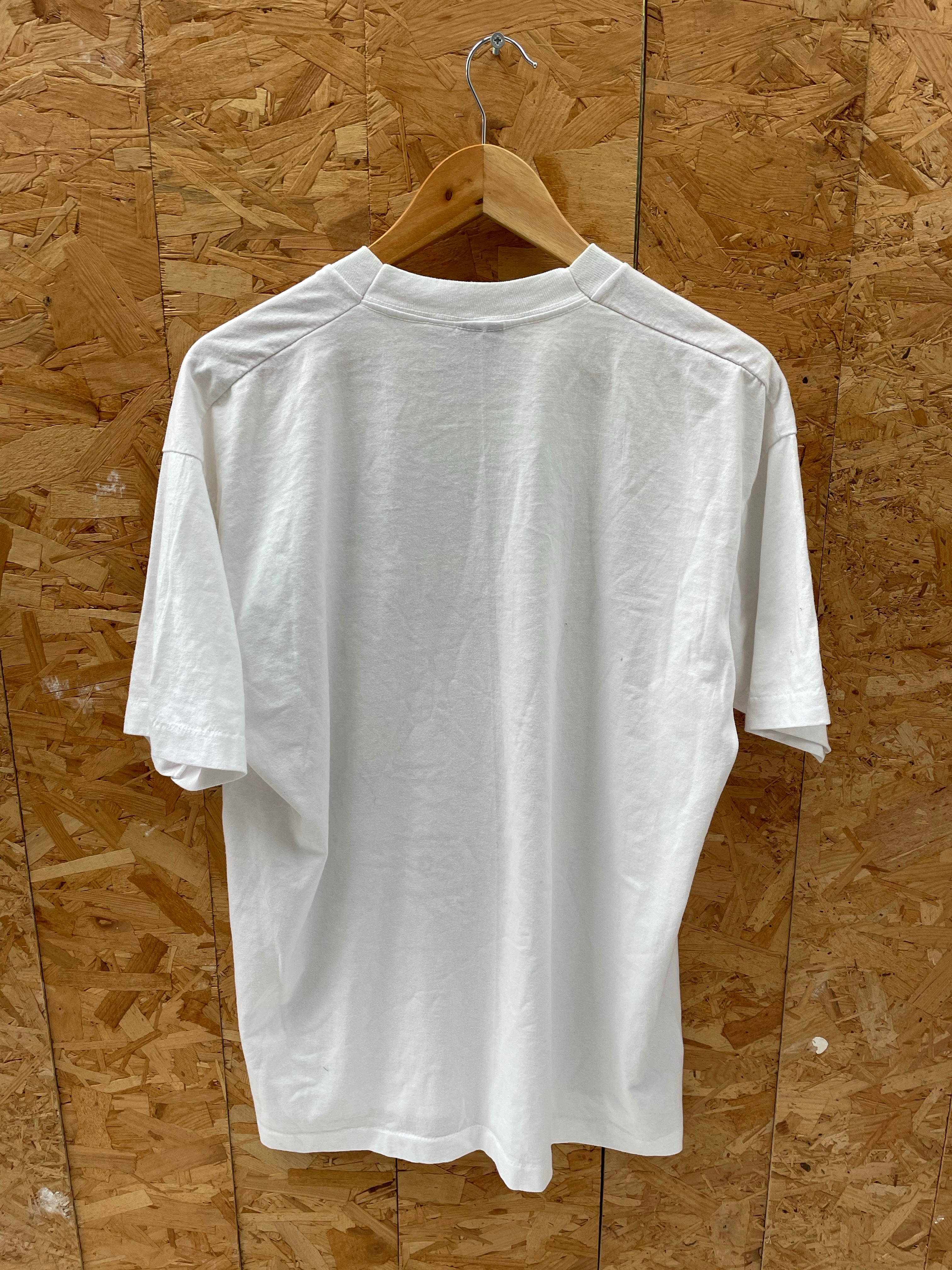 Vintage Fruit of the Loom XL White Virginia Law Enforcement Torch Run T-Shirt 1993