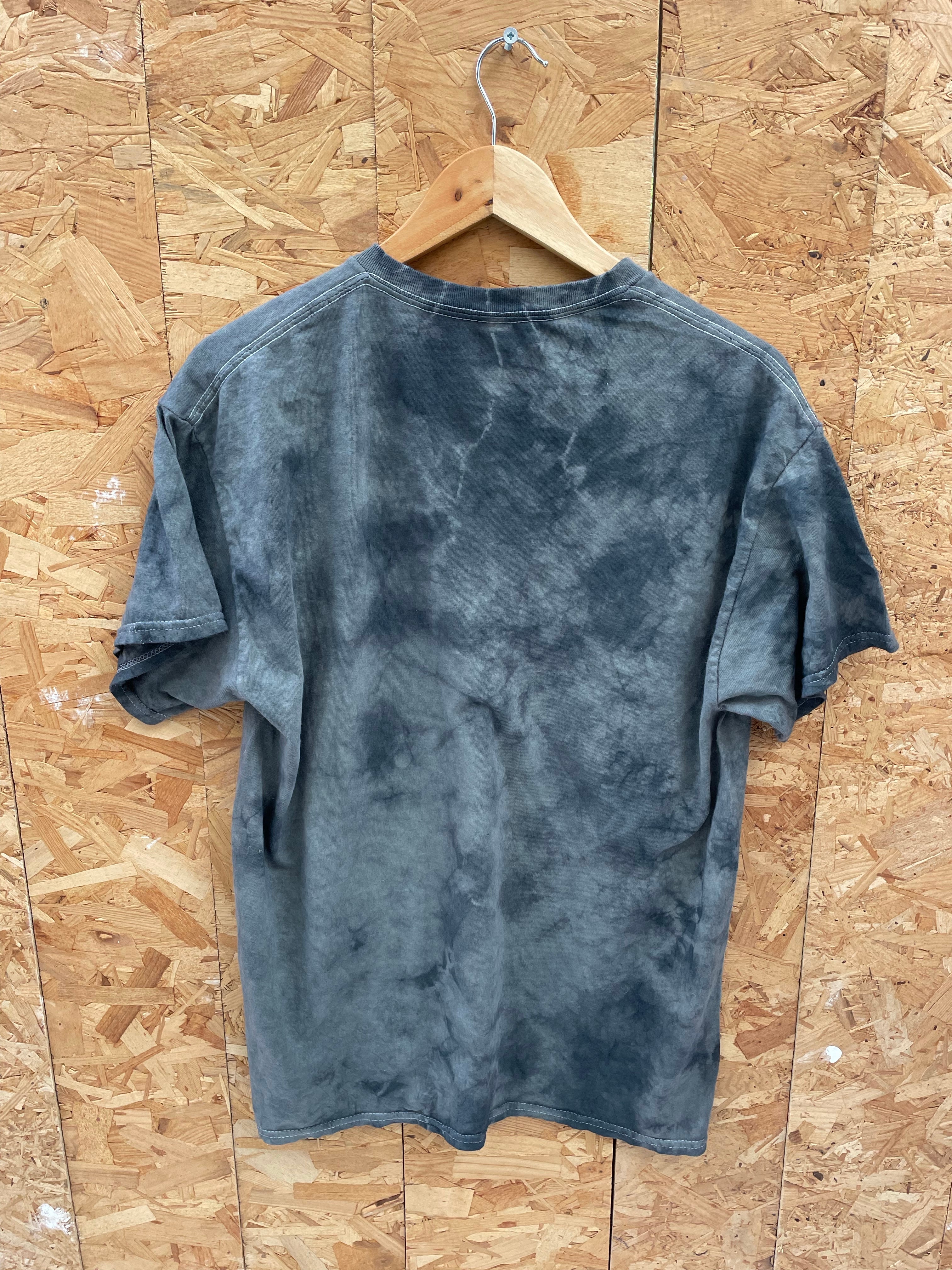 Vintage Jeepers Creepers Horror Movie T-Shirt Large Gray Tie-Dye Graphic Tee